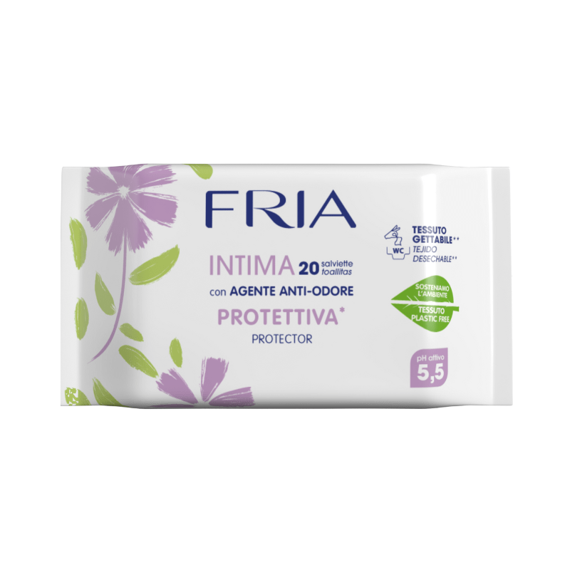 Fria intimate with antimicrobial agents