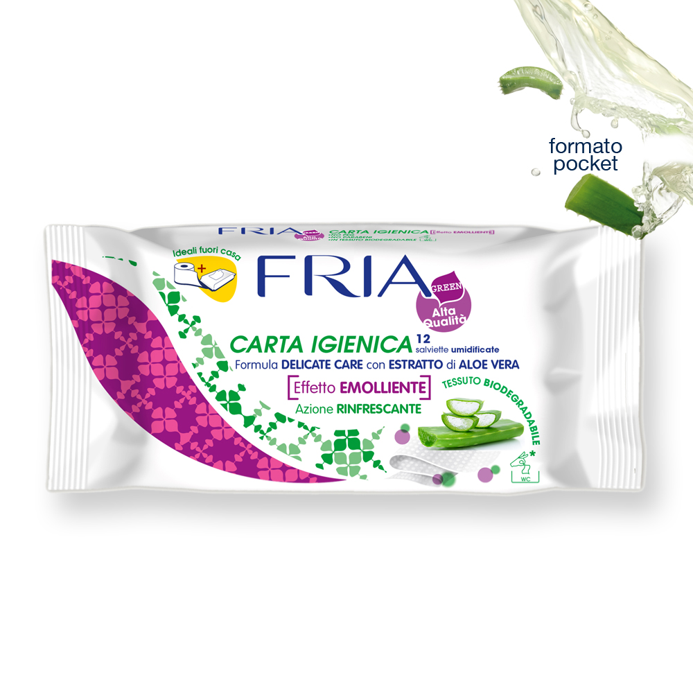 Fria delicate care flushable wet wipes - Image 2