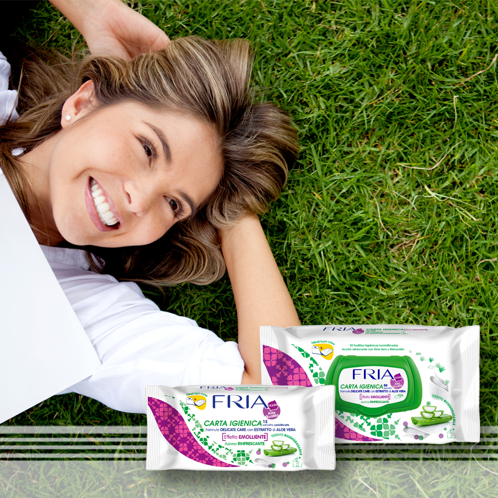 Fria delicate care flushable wet wipes - Image 3