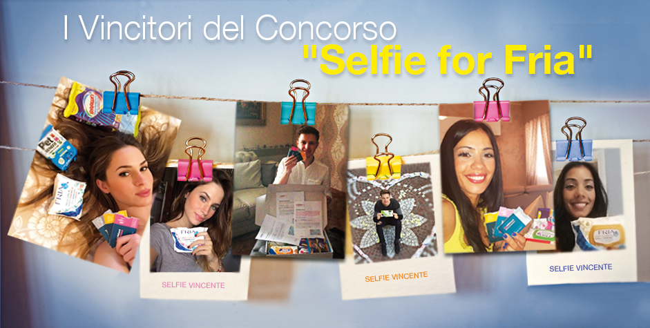 I vincitori del concorso “Selfie for Fria”
