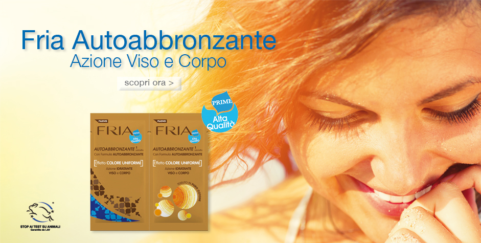 fria autoabbronzanti