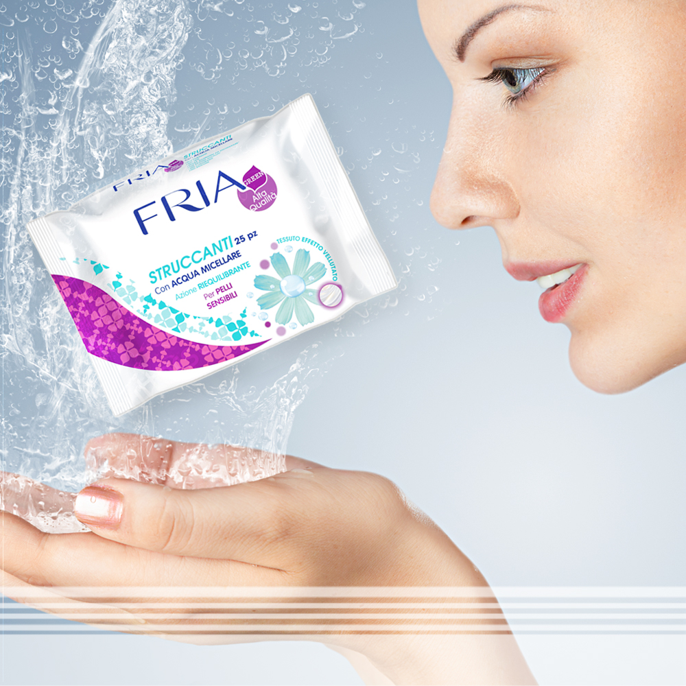 Fria make-up remover with micellar water - Image 3