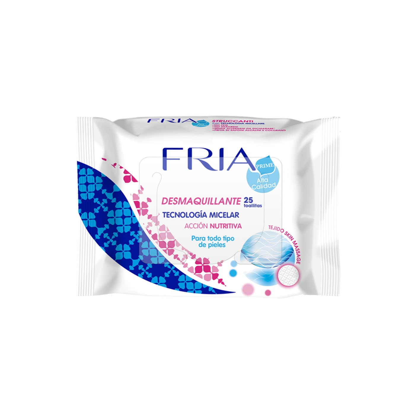 FRIA TOALLITAS DESMAQUILLANTES TECNOLOGÍA MICELAR